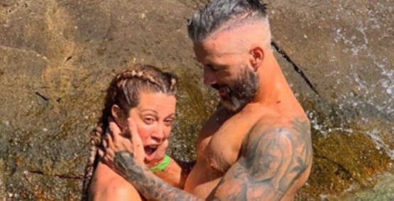 HOT: Miriam Lanzoni compartió fotos de su novio ¡desnudo!